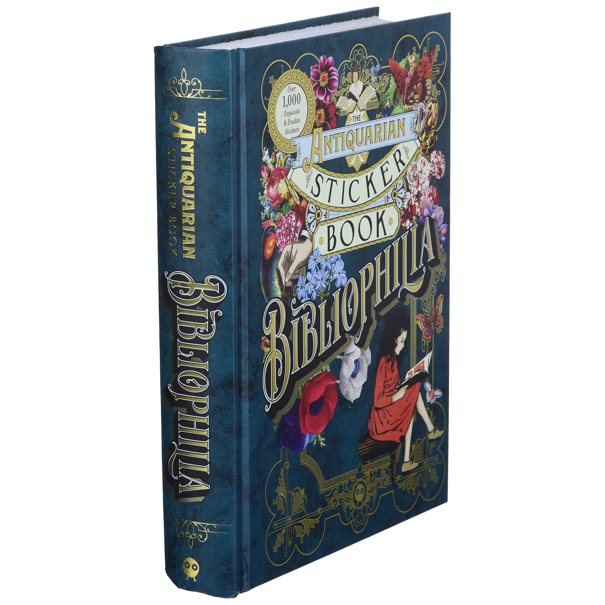 The Antiquarian Sticker Book: Bibliophilia - (Hardcover)