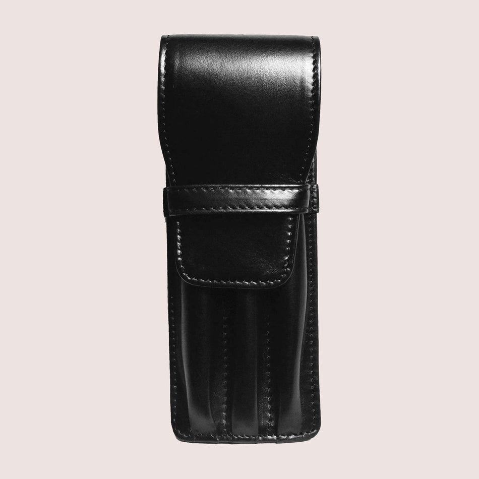 Aston Soft Leather Pen Case (3 Pens)