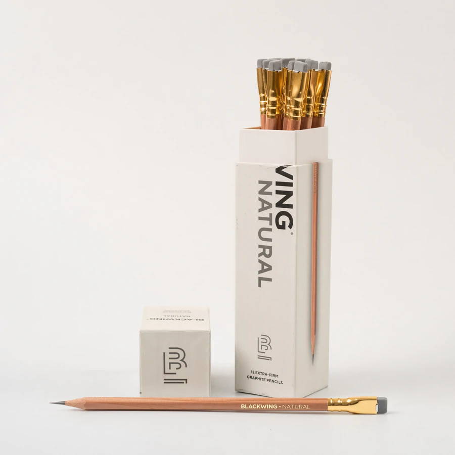 Blackwing Natural Wood Pencils (Set of 12)