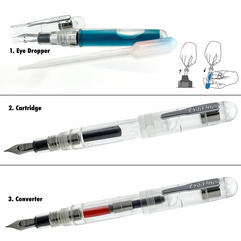 Conklin Demo All American Fountain Pen (Special Edition) - Orange