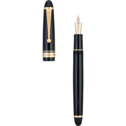 Pilot Custom 743 Fountain Pen - Black with Gold Trim