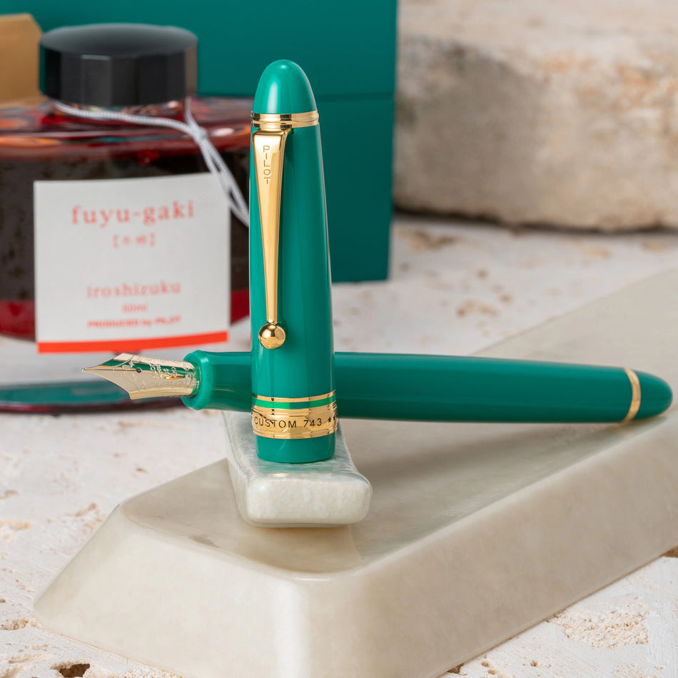 Pilot Custom 743 Fountain Pen - Verdigris Green (U.S Exclusive!)