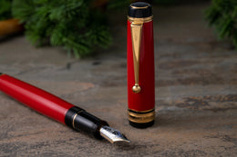 Pilot Custom 845 Urushi Fountain Pen - Vermillion Red
