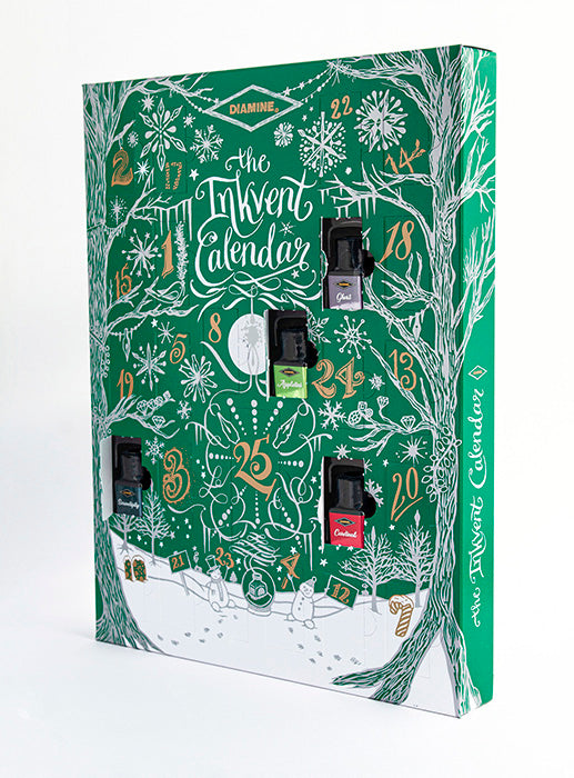 Diamine Inkvent Calendar 2022 (Set of 25 inks) - Green Edition