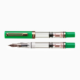 TWSBI ECO-T Fountain Pen - Royal Jade Rose Gold and Ink Combo (d)