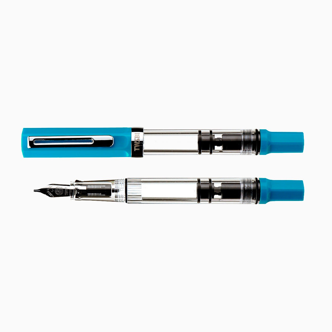 Twsbi ECO Fountain Pen - Cerulean Blue (Special Edition) (d)