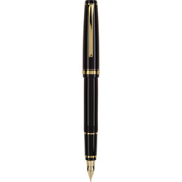 Pilot Falcon Fountain Pen - Black with Gold
