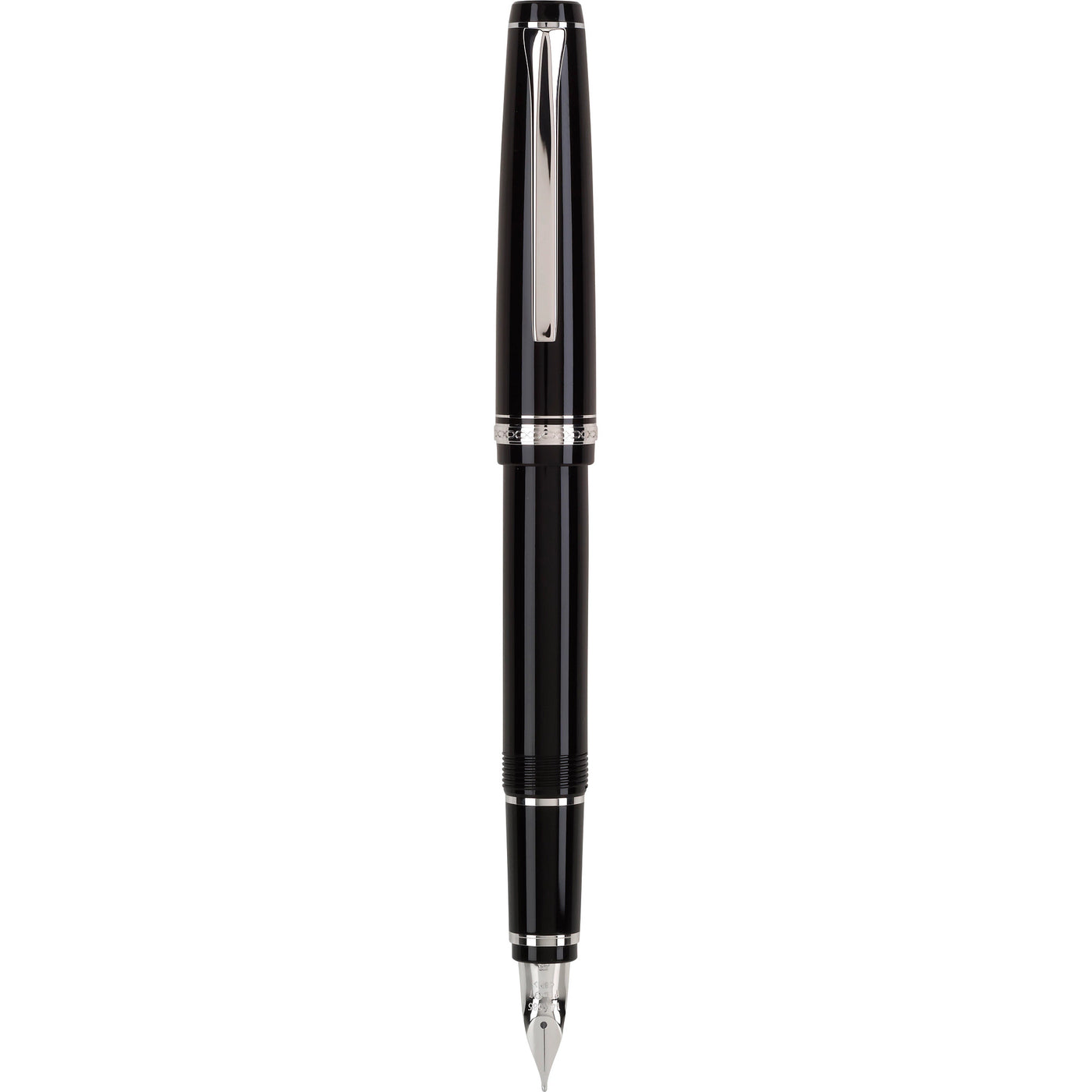 Pilot Falcon Fountain Pen -Black with Rhodium
