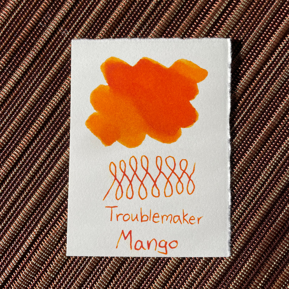 Troublemaker Bottled Fountain Pen Ink - Mango