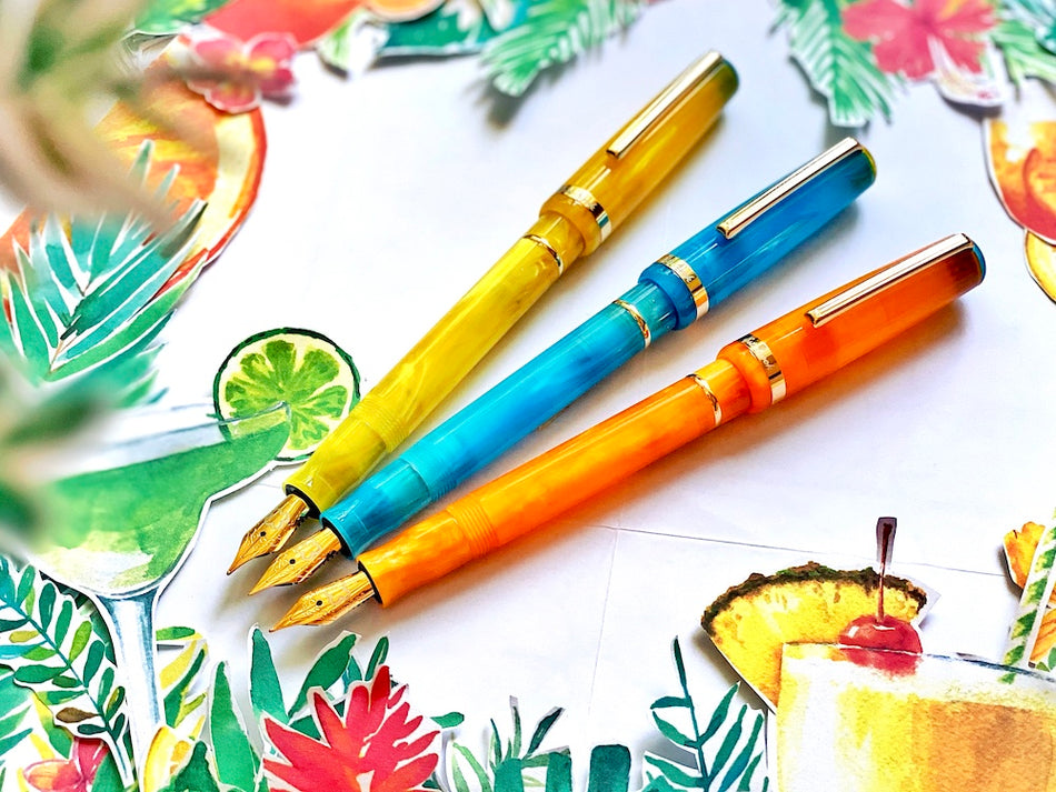 Esterbrook JR Paradise Fountain Pen - Orange Sunset