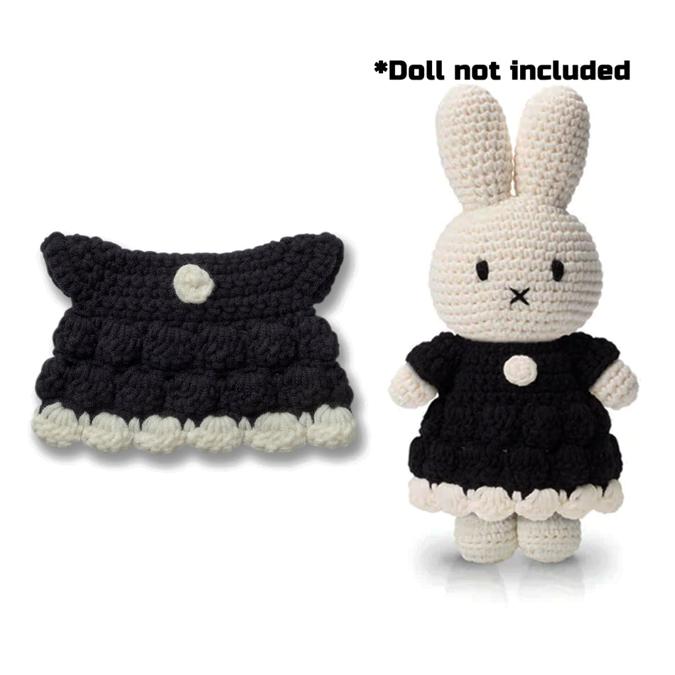 Just Dutch Hand Crocheted Toys - Fancy Black Dress