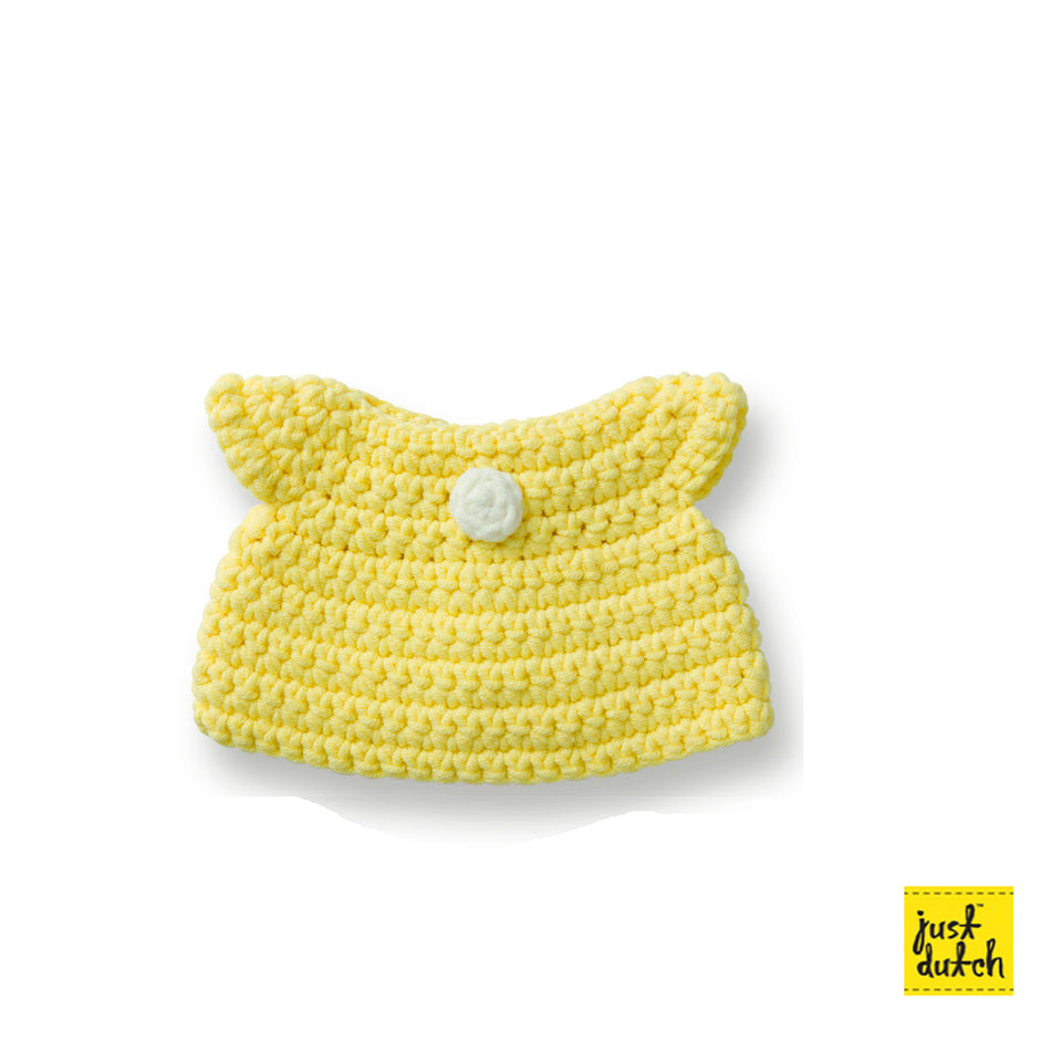 Just Dutch Hand Crocheted Toys - Casual Yellow Dress