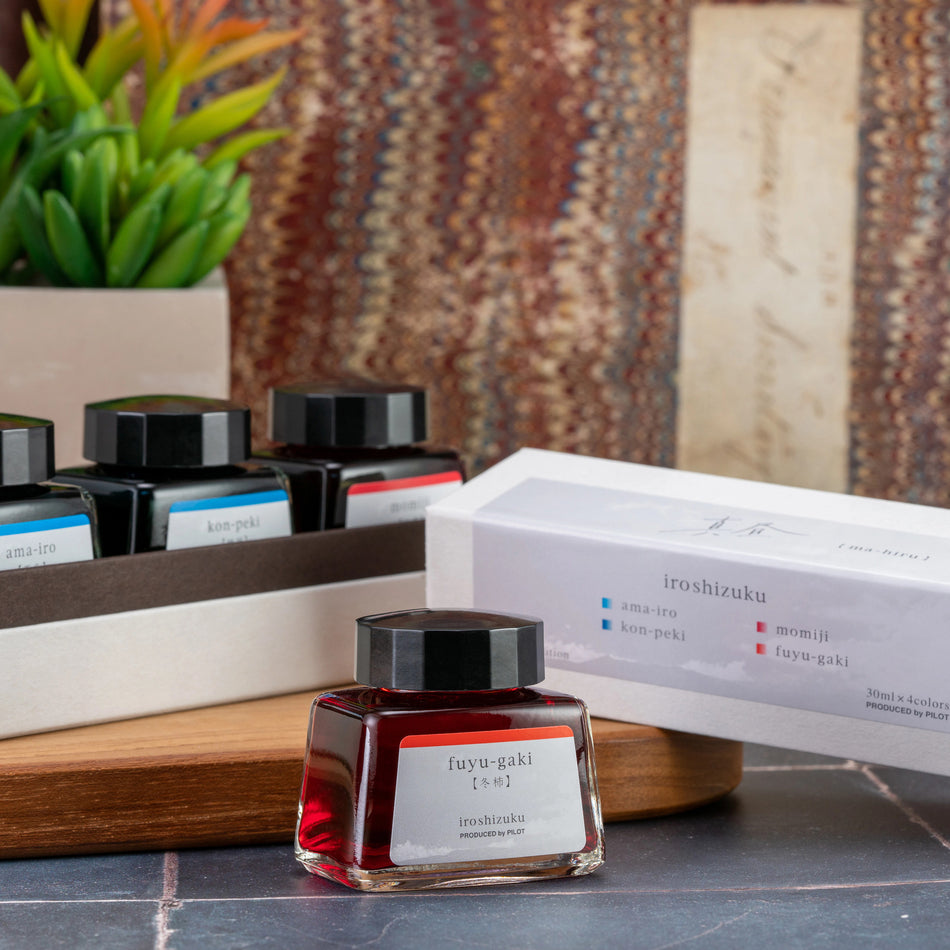 Pilot Limited Edition Iroshizuku 4 Color Ink Bottle Set - Ma-Hiru