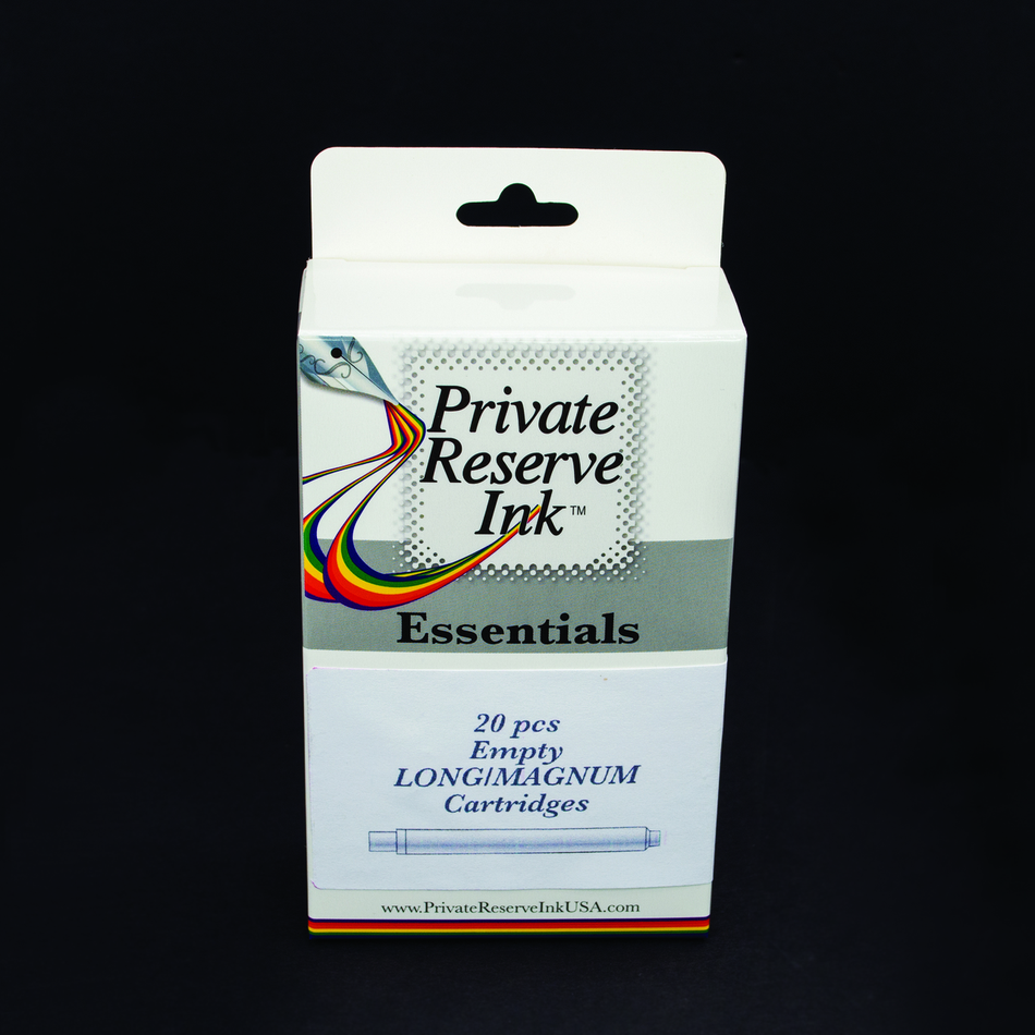 Private Reserve Ink Essentials - Empty Long/Magnum Cartridges (20pcs)