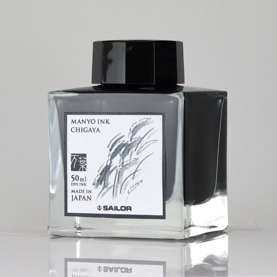 Sailor Manyo Bottled Fountain Pen Ink - Chigaya
