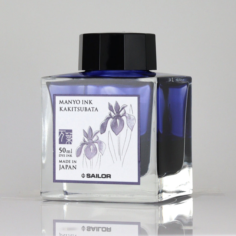 Sailor Manyo Bottled Fountain Pen Ink - Kakitsubata