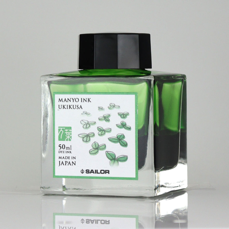 Sailor Manyo Bottled Fountain Pen Ink - Ukikusa