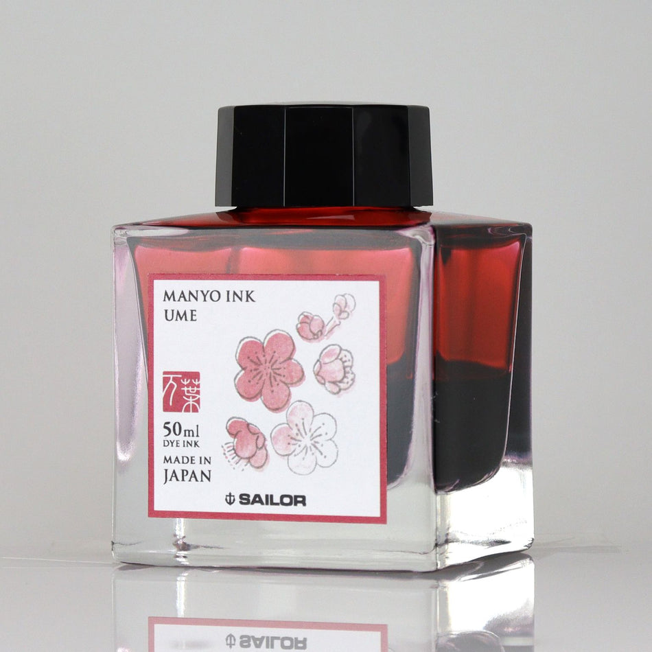 Sailor Manyo Bottled Fountain Pen Ink - Ume