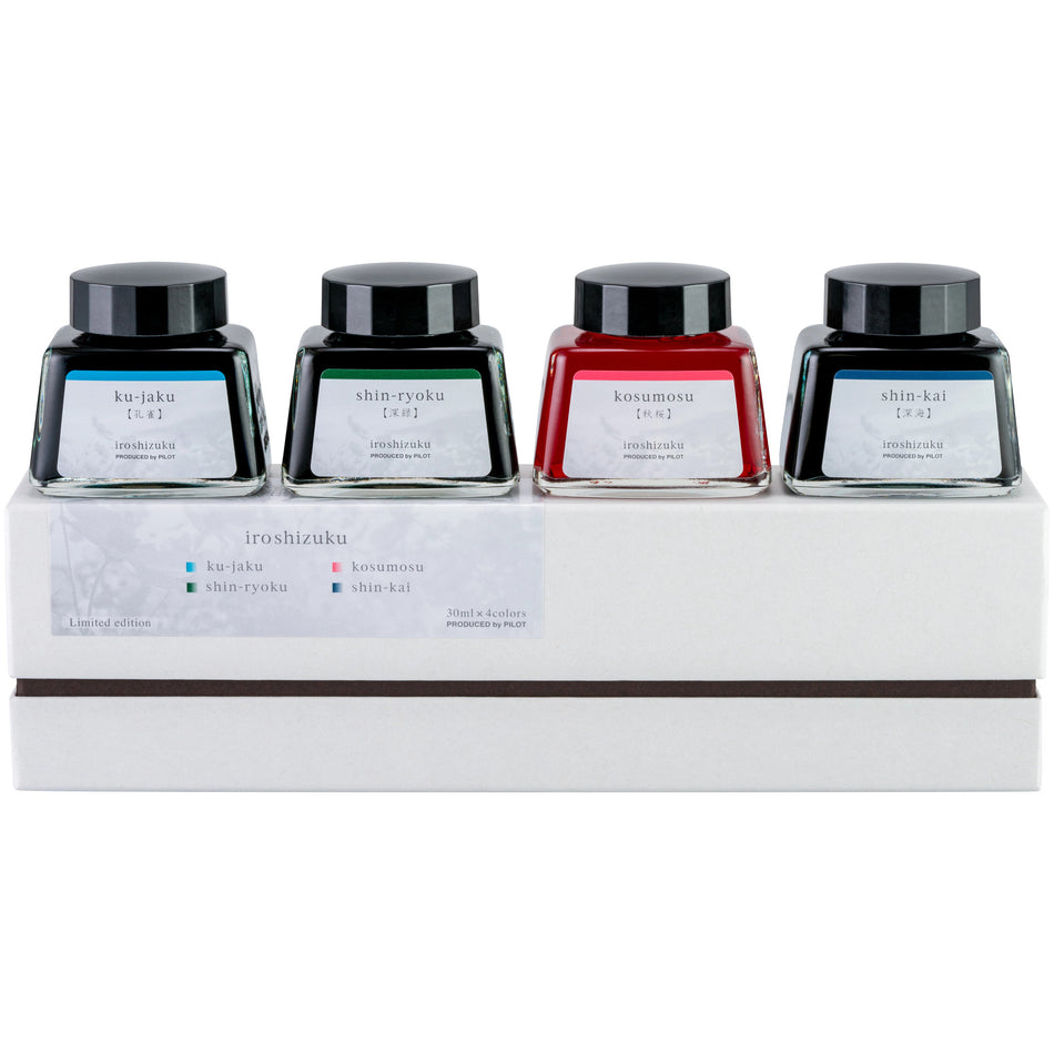 Pilot Limited Edition Iroshizuku 4 Color Ink Bottle Set - Sho-Kou