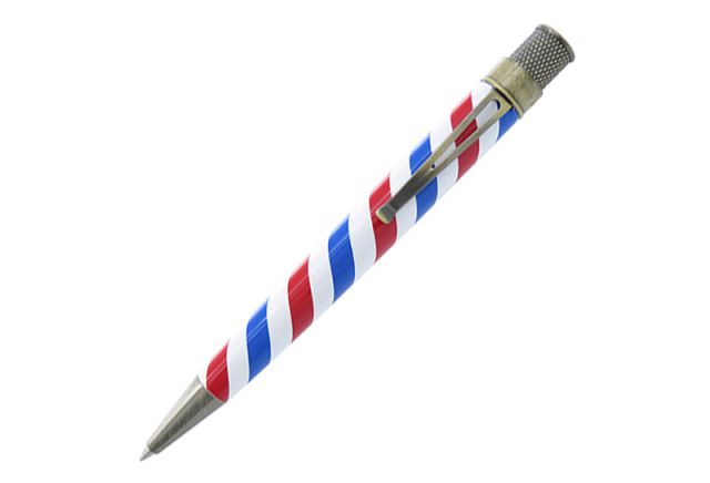 Retro 1951 Vintage Metalsmith Tornado Rollerball - Brutus (Barber)