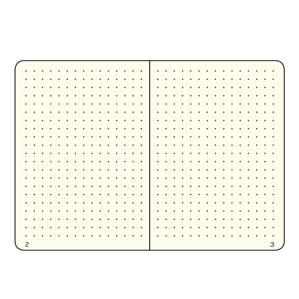 Leuchtturm1917 Hardcover Notebook B5 Dot Grid - Black