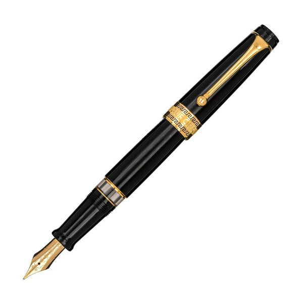 Aurora Optima Fountain Pen - Black and Gold