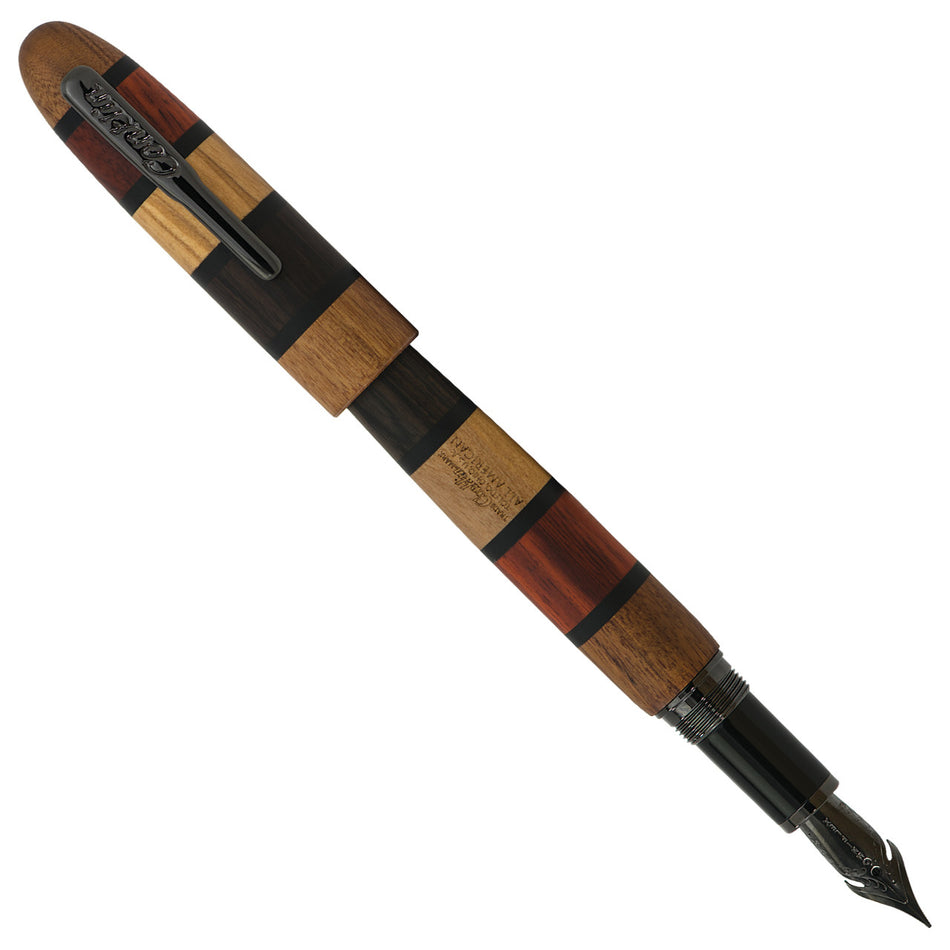Conklin All American Fountain Pen - Quad Wood (Limited Edition)