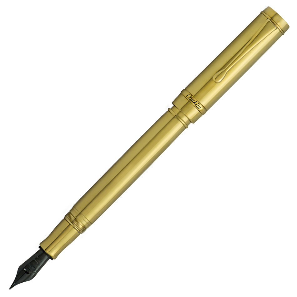 Conklin Duragraph Metal PVD Fountain Pen - Gold