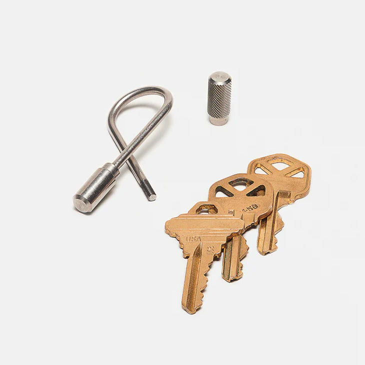 Craighill Closed Helix Keyring - Steel