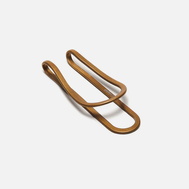 Craighill Closed Helix Keyring - Brass