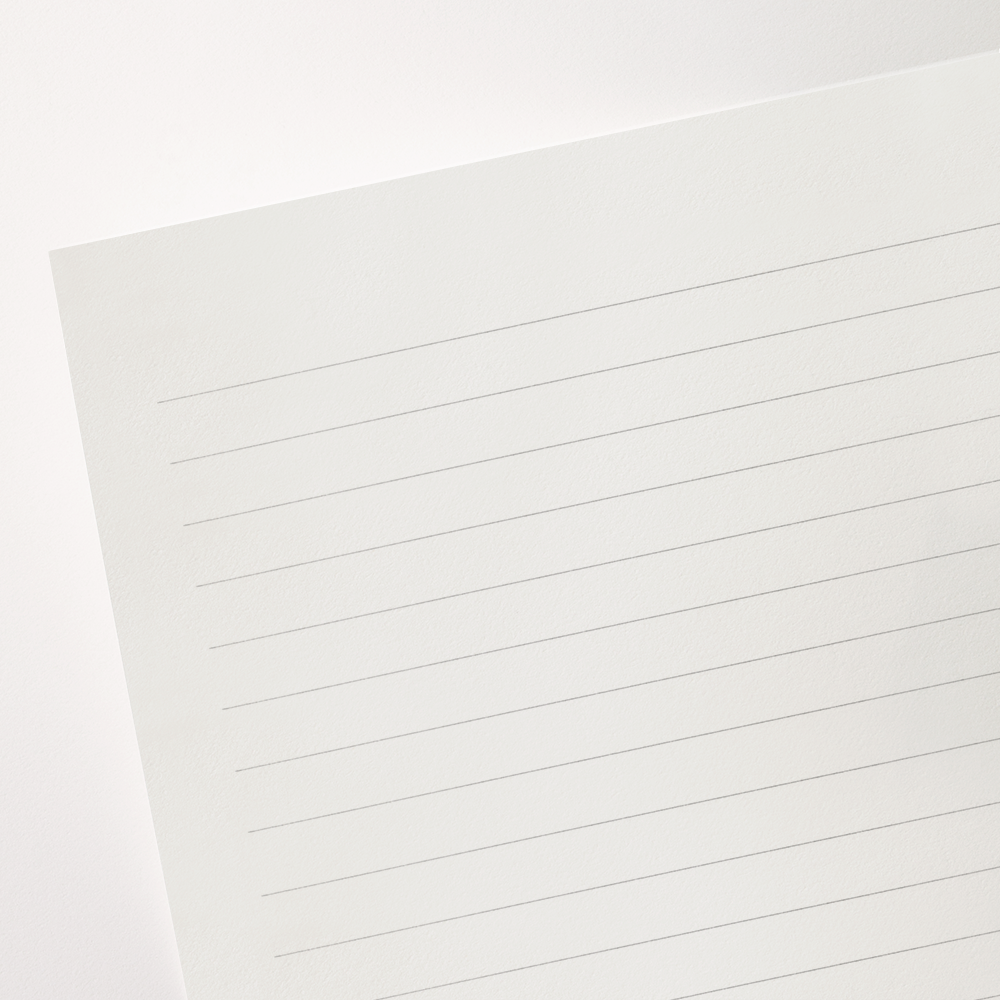 Crane Ruled Pearl White Half Sheet – Flax Pen to Paper