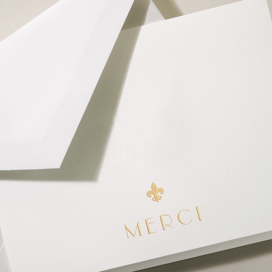 Crane Merci Thank You Notes Stationery