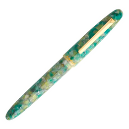 Esterbrook Estie Sea Glass Fountain Pen with Gold Trim