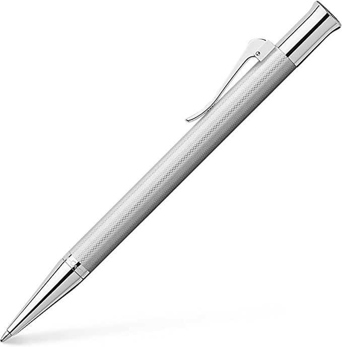 Graf Von Faber Castell Guilloche Ballpoint - Barley Rhodium
