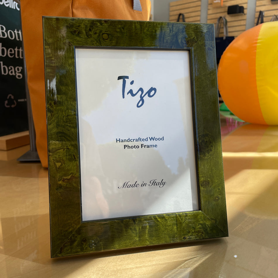 Tizo Handcrafted Wooden Picture Frame - Olive