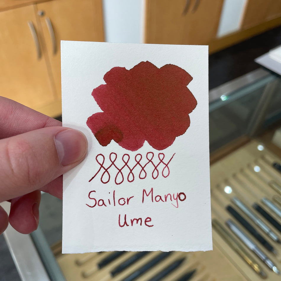 Sailor Manyo Bottled Fountain Pen Ink - Ume