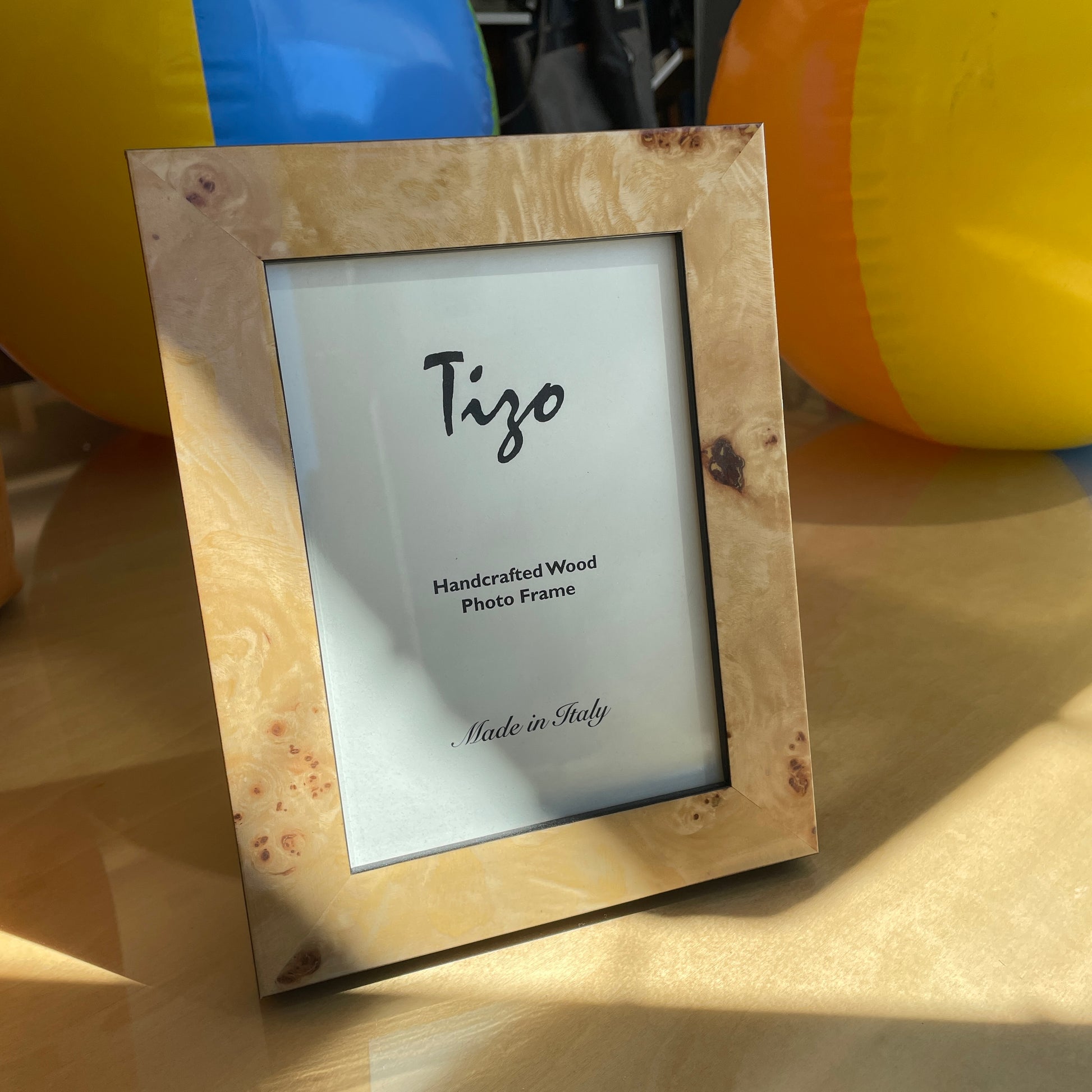 Tizo Tan Wood 4x6 Wood Photo Frame - Distinctive Decor