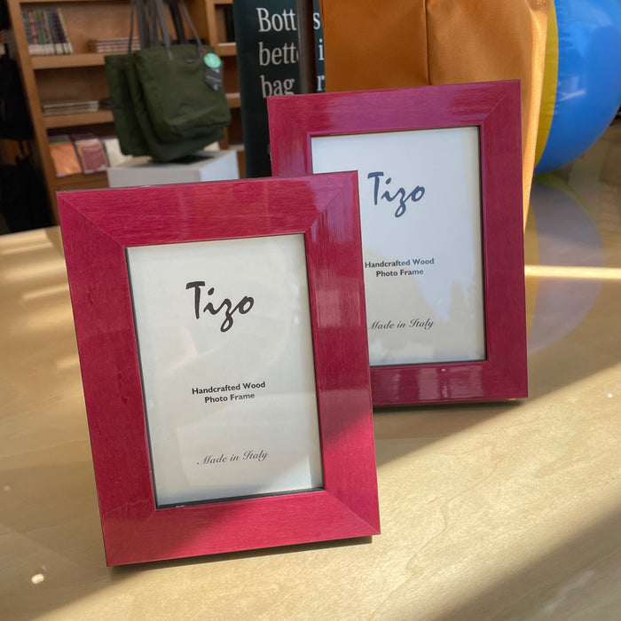 Tizo Handcrafted Wooden Picture Frame - Fuscia