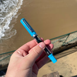 Twsbi ECO Fountain Pen - Cerulean Blue (Special Edition) (d)