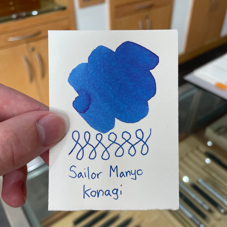 Sailor Manyo Bottled Fountain Pen Ink - Konagi