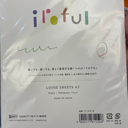 SAKAE TP Iroful A5 75gsm Paper - 100 Loose Sheets Blank White