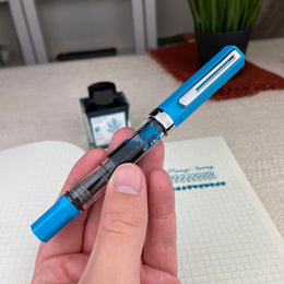 Twsbi ECO Fountain Pen - Cerulean Blue (Special Edition) (d)