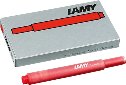 Lamy T10 Cartridges - Red