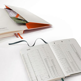 LEUCHTTURM1917 Outlines Weather-Proof B6+ Dotted Notebook - Signal Orange