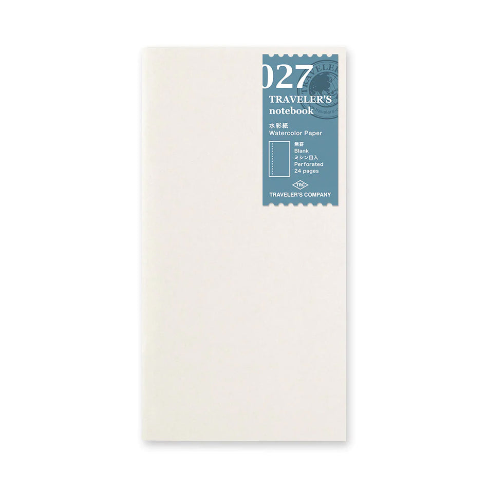 TRAVELER'S Notebook Standard Size Refill - 027 Watercolor Paper