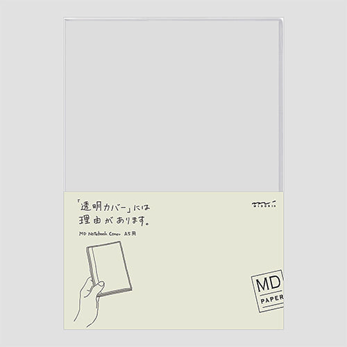 MD Notebook Cover A5 - Clear PVC