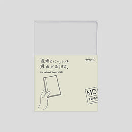 MD Notebook Cover A6 - Clear Plastic
