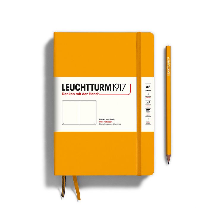 Leuchtturm1917 Hardcover Notebook Medium A5 Blank - Rising Sun