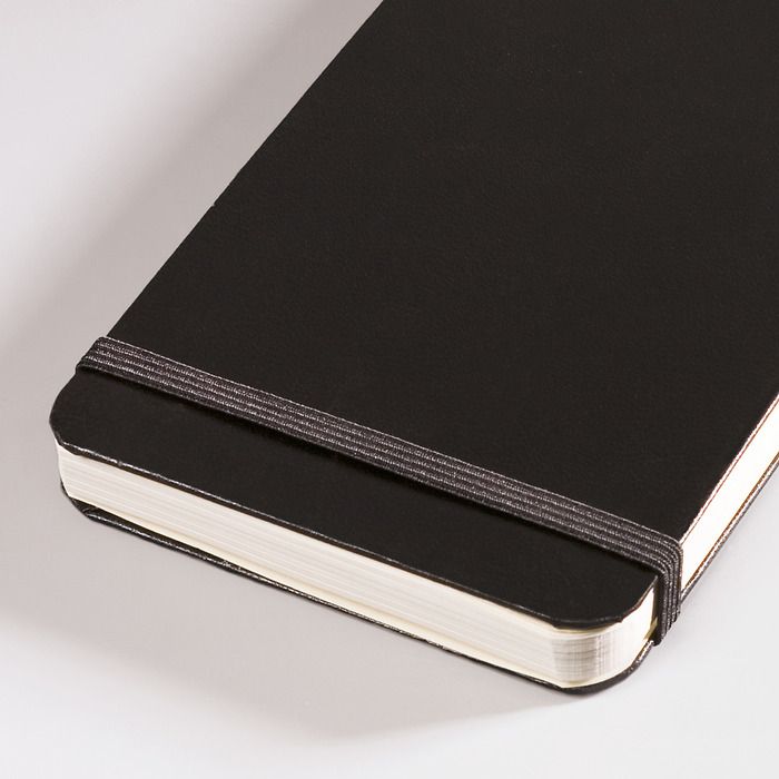 Leuchtturm1917 Reporter Style Notepad Pocket (A6) Ruled - Black