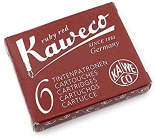 Kaweco Ink cartridges 6 pieces red
